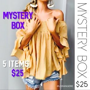 MYSTERY BOX 5 ITEMS FOR $25